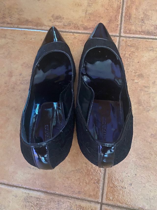 Zapatos fiesta negros número 37