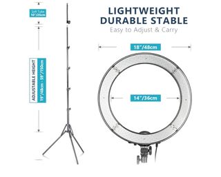 Aro de luz LED a estrenar