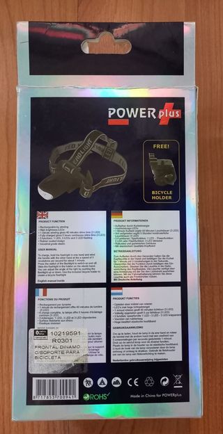 Frontal/ linterna y luz bicicleta Led