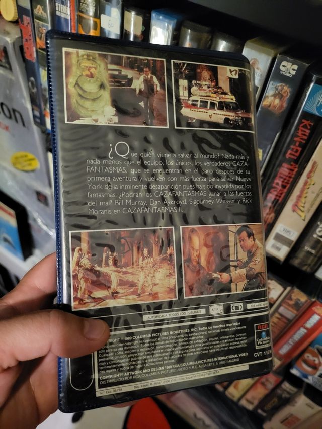 VHS Cazafantasmas 2 - 1a Edición