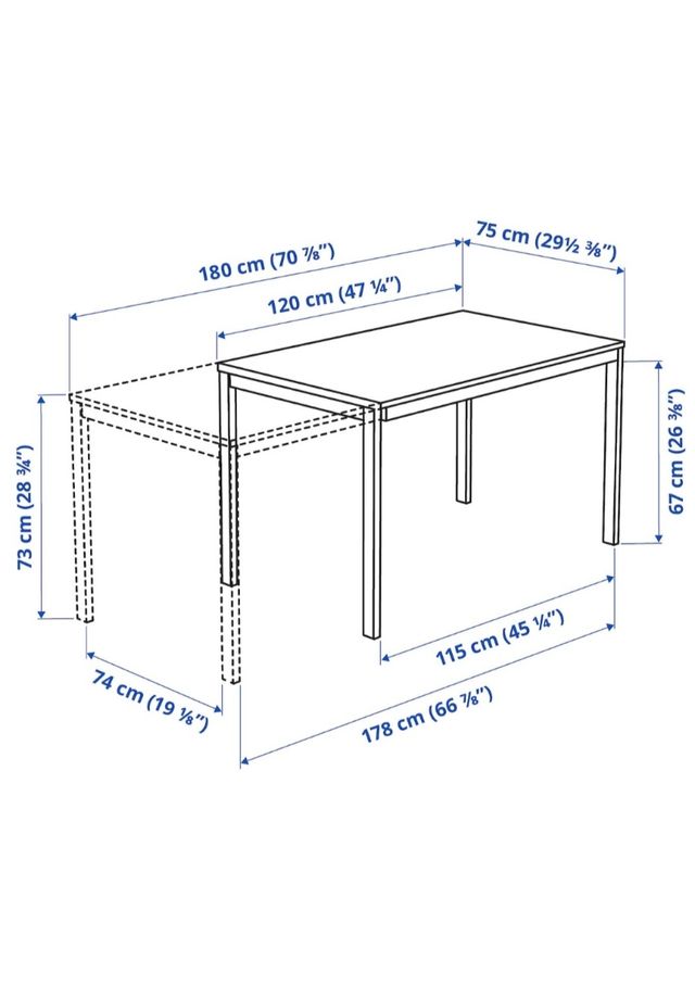 Mesa comedor extensible Ikea