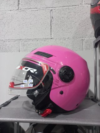 CASCO MOTO JET ROSA, NEGRO, GRIS, AZUL, BLANCO...