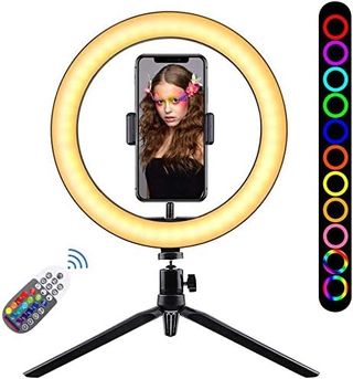 Anillo de Luz LED 10" con trípode