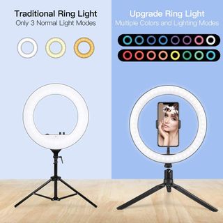 Anillo de Luz LED 10" con trípode