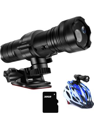 Mini Cámara Deportiva con Linterna.