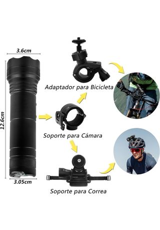 Mini Cámara Deportiva con Linterna.