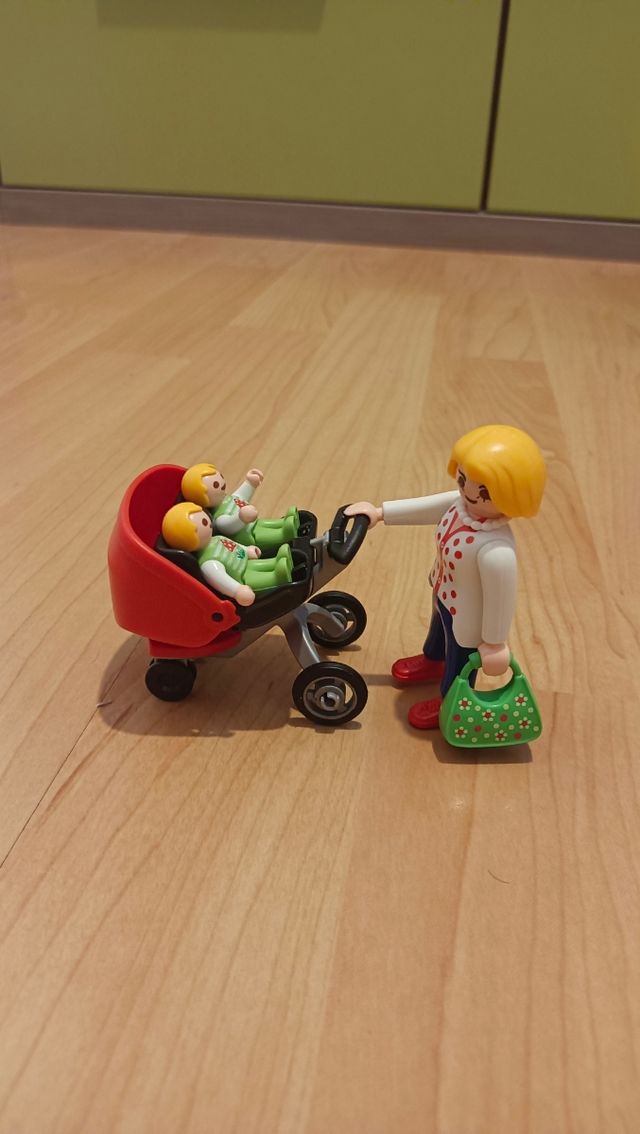 Carrito gemelar Playmobil