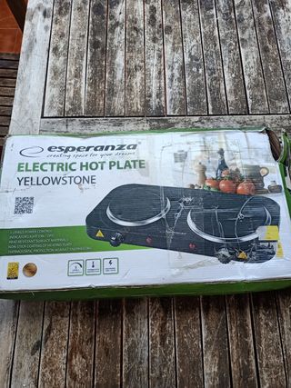 Cocina eléctrica de 2 fuegos