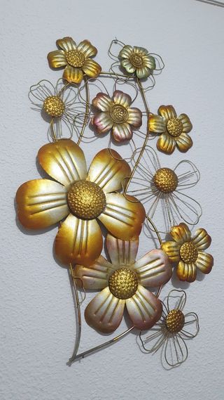 Arte floral de pared