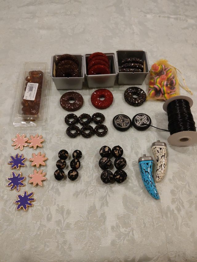 Lote de abalorios y aplicaciones