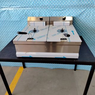 🦐​【LU】Freidora Eléctrica 10+10 Lts - Romux
