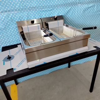 🦐​【LU】Freidora Eléctrica 10+10 Lts - Romux