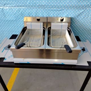 🦐​【LU】Freidora Eléctrica 10+10 Lts - Romux