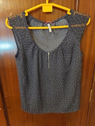 Blusa sin mangas 