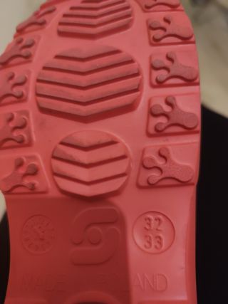 Botas agua infantil talla 32-33 Fuzzio