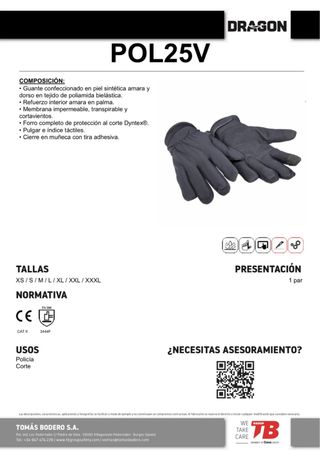GUANTES TACTICOS ANTICORTE