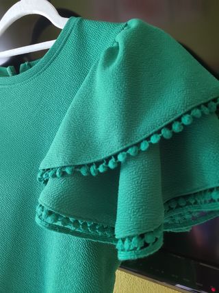Vestido verde ESFERA 