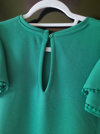 Vestido verde ESFERA 