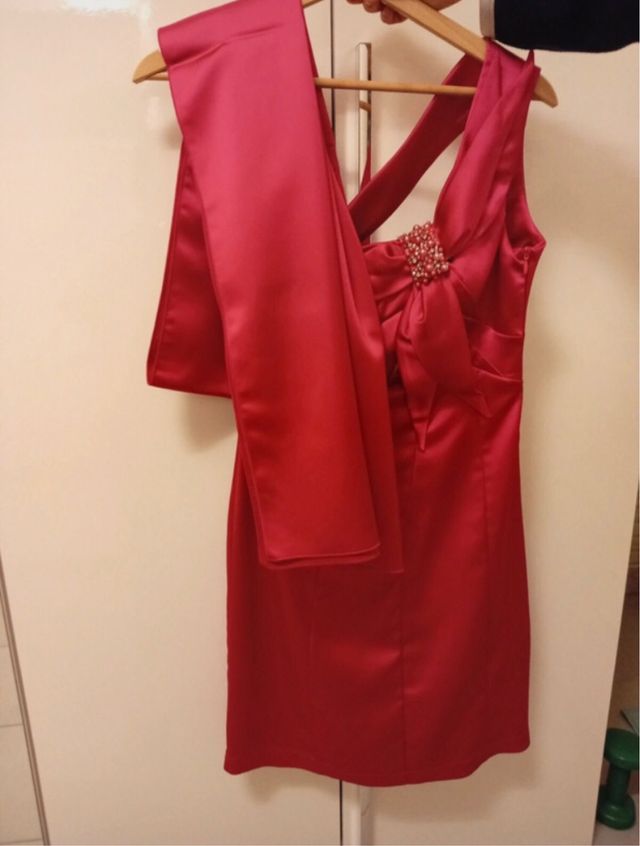 Vestito elegante donna M44 rosso