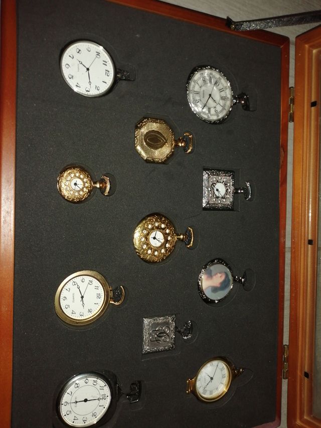 Colección relojes de bolsillo.
