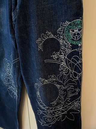 Jeans uomo G-Unit, ricamati. Vintage 2000.
