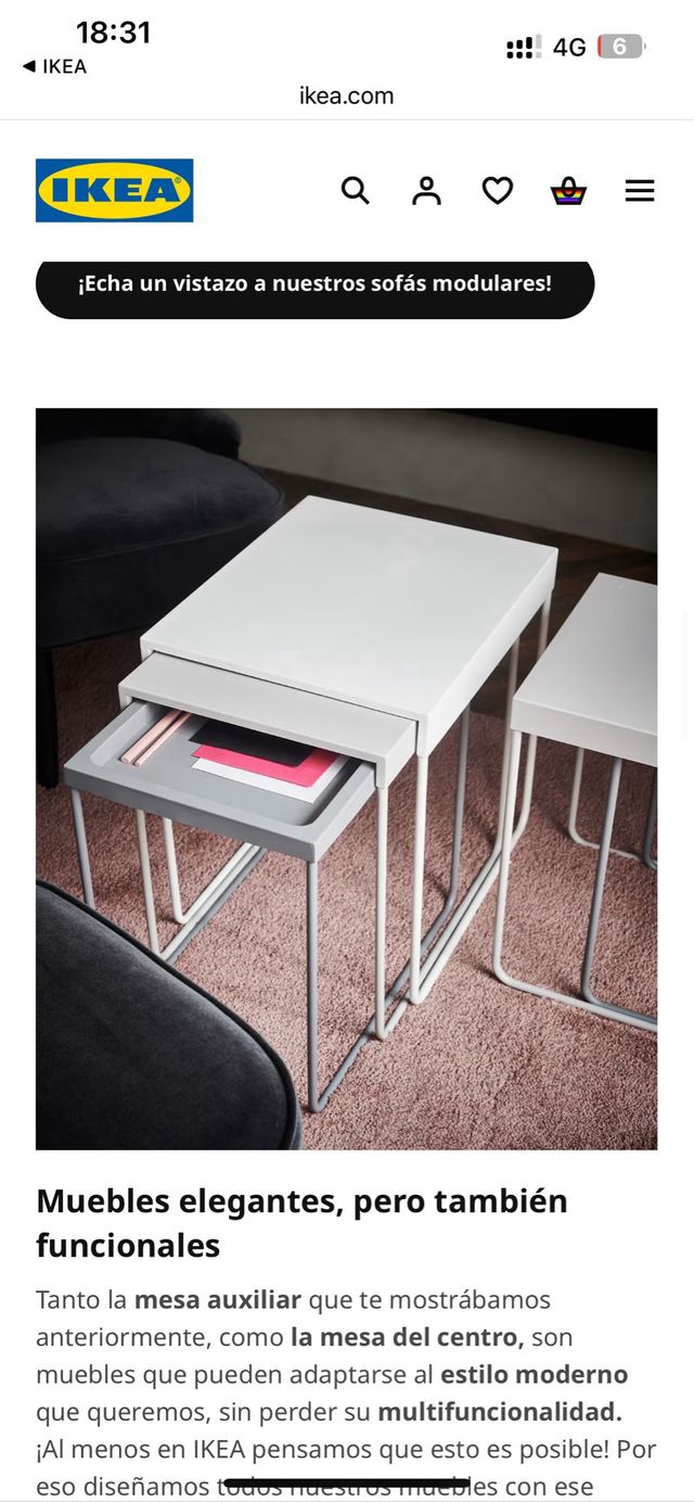 Mesa centro Ikea GRANBODA