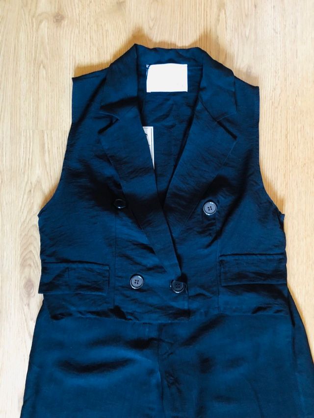 Traje pantalon y chaleco lino