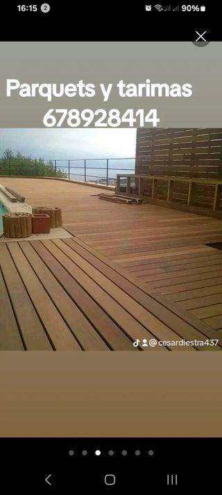 TARIMAS DE EXTERIOR EN BARCELONA