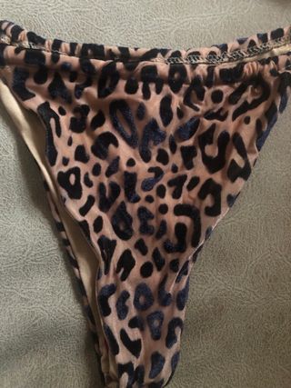 Bikini cadenas estampado leopardo