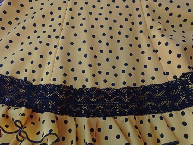 Falda de flamenca o romera