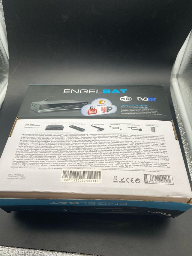 RECEPTOR SATELITE ENGELSAT RS8100Y NUEVO