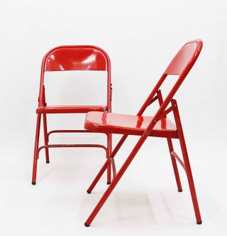 Juego de 4 sillas plegables interior exterior.