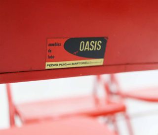 Juego de 4 sillas plegables interior exterior.