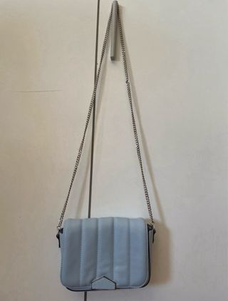 Bolso azul claro Zara