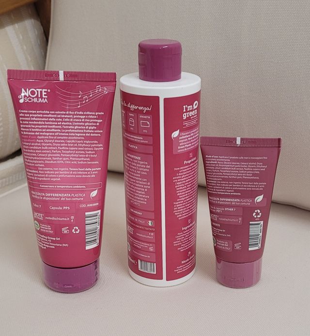 Set corpo donna Note di Schiuma