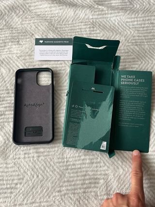 Funda carbono iphone 13 PRO MAX MOUS -ORIGINAL-