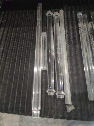 Barras de metacrilato