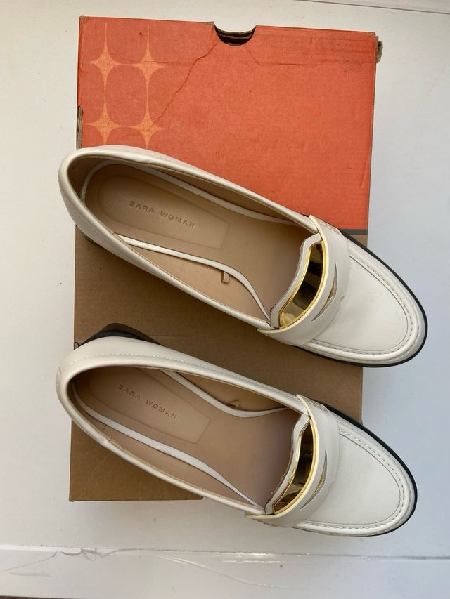 Zapatos Zara Woman de piel