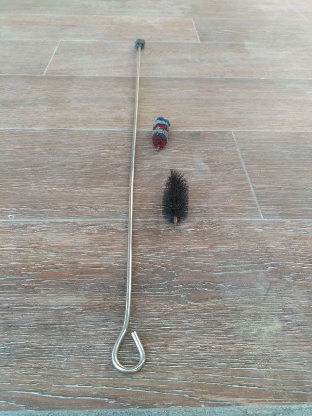 Kit limpieza escopeta antiguo 