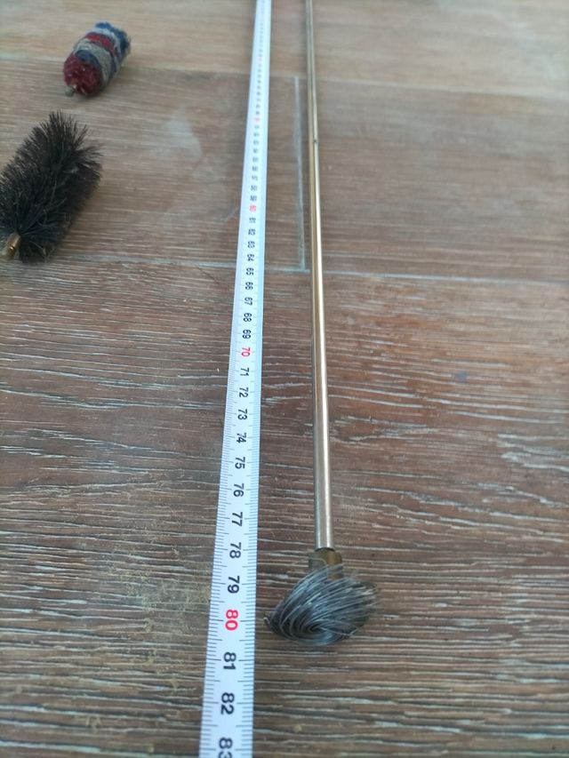 Kit limpieza escopeta antiguo 
