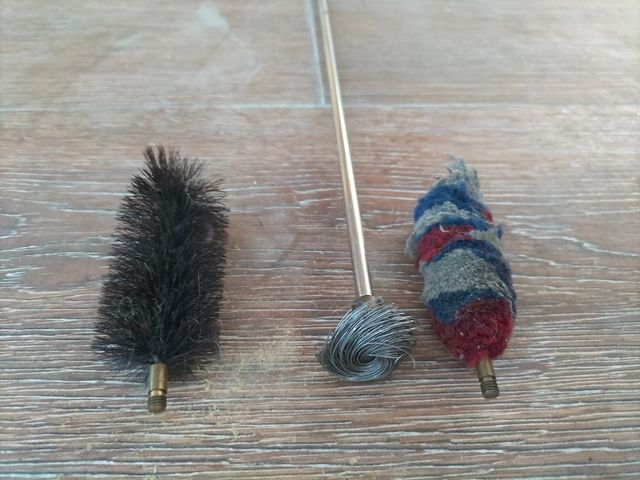 Kit limpieza escopeta antiguo 