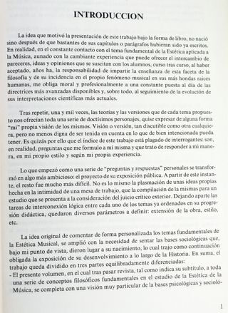ESTÉTICA de la MÚSICA-Montserrat Garriga Albertos
