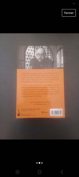 Libro Marina de Carlos Ruiz Zafon