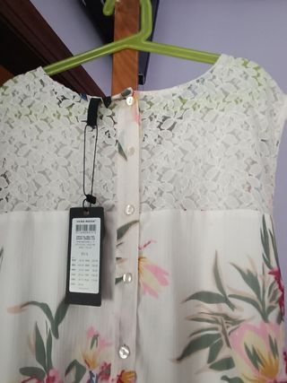 Vestido con cinturón, nuevo,con etiqueta