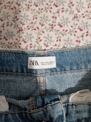 Falda vaquera de zara