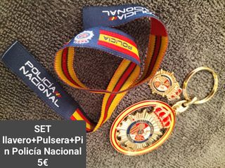 SET LLAVEROS E INSIGNIAS POLICIA NACI