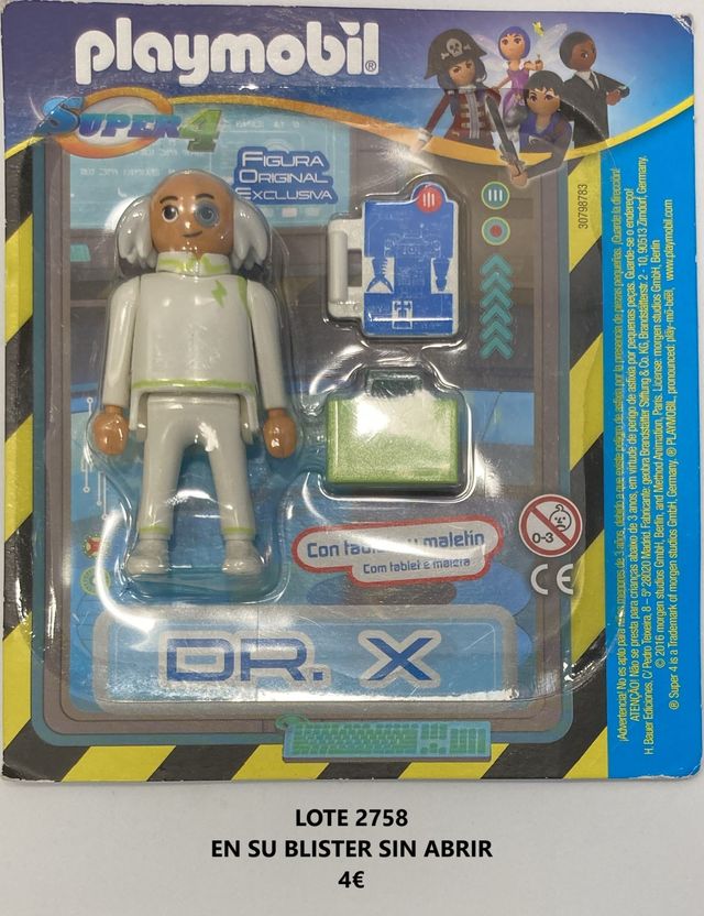 Lote 2240 2758 3286 y 4487 Playmobil Super4