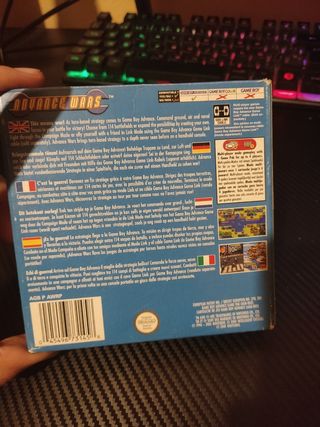 Advance Wars Original Game Boy Advance