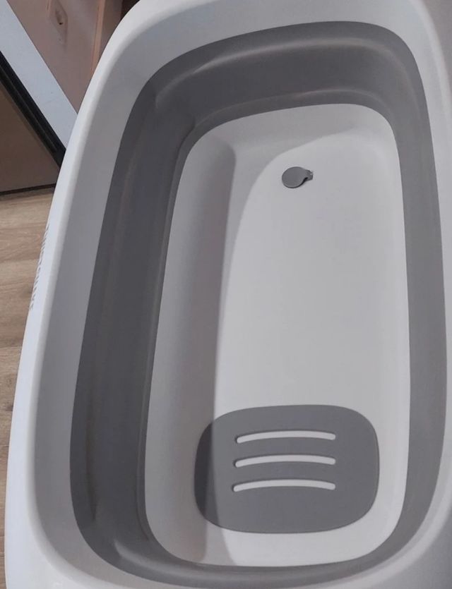 Bañera plegable + cojín asiento