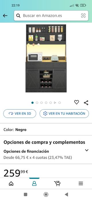 Mueble cocina alacena 